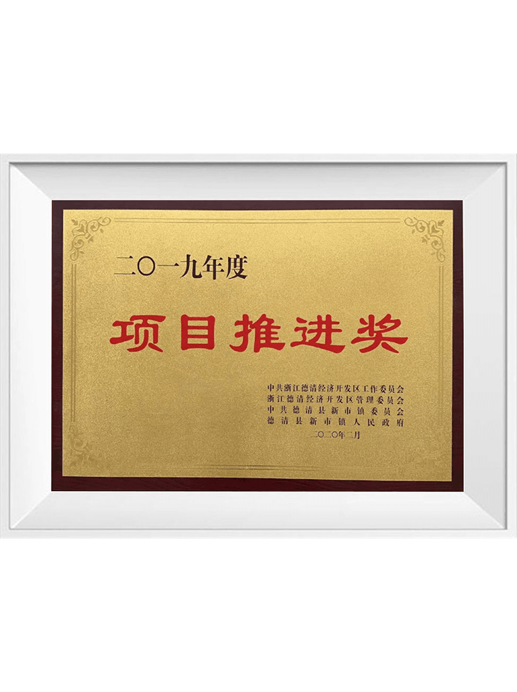 2019年度 項(xiàng)目推進(jìn)獎(jiǎng)